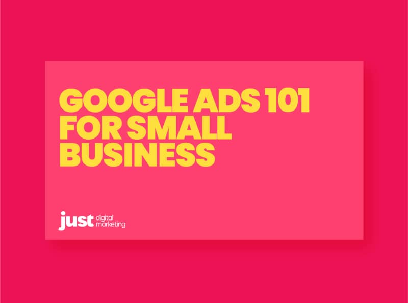 Google Ads 101 for small business eBook